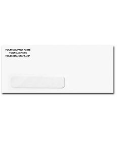 Custom Office Supplies: #10 Window Self-Seal Envelope